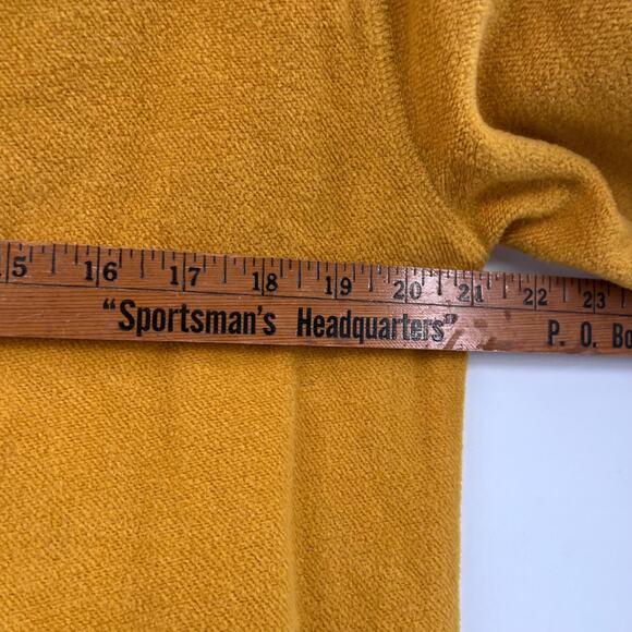 Dutch Bros Coffee Sweater Small Yellow Sweatshirt Fleece Logo Crew Neck Unisex - Picture 9 of 9